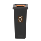 Kosz FIT BIN 53l do segregacji - kolor brązowy -  bio